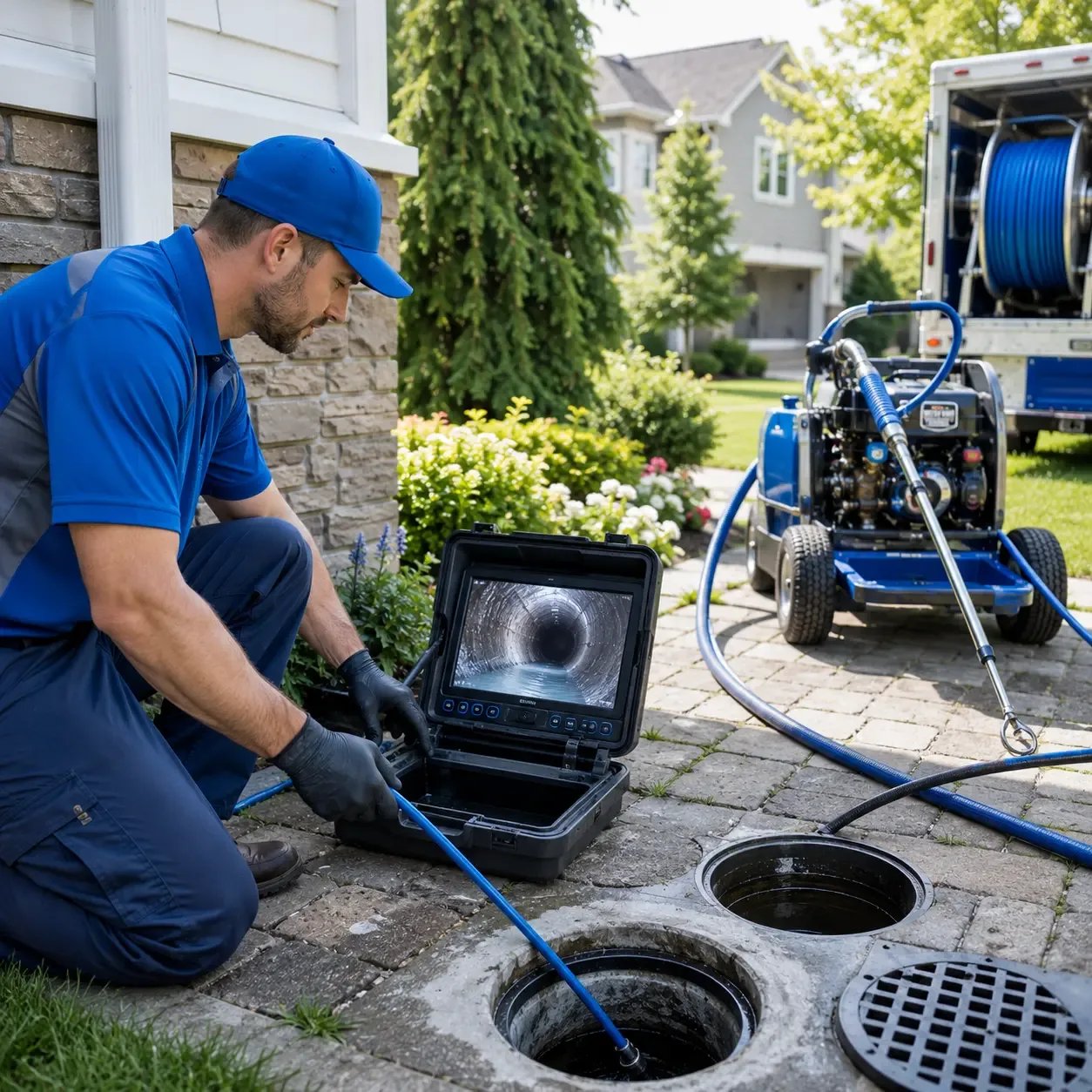 Outdoor drain cleaning professionals serving Kiel, WI
